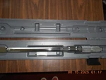 Proto Fixed Head Micrometer Torque Wrench 1/2 Drive 30-150FT/LB Model #J6015C. Fixed Price $214.00.