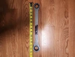 Snap On Tools R3032 Racheting 1" And 15/16" Wrench. Fixed Price $80.00.