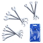 Injoytec Thin Open End Wrench Set Metric 10-PIECE 4MM-11MM Mini Small, Sliver. Fixed Price $20.41.