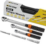 Precision Click Torque Wrench Set - 1/4", 3/8", 1/2" With Extensions. Fixed Price $93.99.