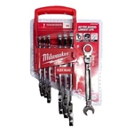 Milwaukee 48-22-9429 7PC Flex Head Combination Ratcheting Wrench Set Sae. Fixed Price $131.99.