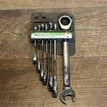 Pittsburgh Professional 7 Pc Piece Sae Ratcheting Combo Wrench Set 96654. Fixed Price $17.99.