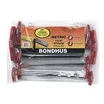 Bondhus 13187 T-handles Balldriver Hex 8PC Set. Fixed Price $38.91.