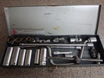 Wright 3/8 Drive Sae Set, Speed Wrench, Swival Sockets, Extensions +. Fixed Price $130.00.