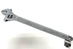 Anchor Brand New Adjustable Wrench, 24 L, 2-7/16 Opening, Chrome Plated. Fixed Price $59.99.