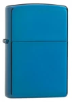 Zippo Windproof Polished Blue Lighter, 20446, New Box. Fixed Price $21.23.