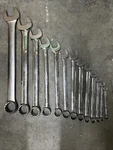 Snap-on 13 Pc 12-POINT Metric Flank Drive Plus Combination Wrench Set. Fixed Price $449.95.