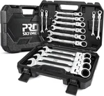 Prostormer 14-PIECE Sae Flex-head Ratcheting Wrench Set, 1/4" 1" Combination. Fixed Price $105.73.