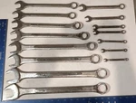 15 Pcs Set Combination Wrenches, Sizes From To 1-1/4", China. Fixed Price $17.99.