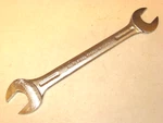 New 5/8" X 3/4" Open End Wrench, Satin Finish, Usa, Blackhawk # 4729. Fixed Price $9.98.