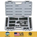 Stanley 69 Piece Mechanics Tool Set Sae Black Chrome Socket Ratchet Kit 1/4 3/8. Fixed Price $85.99.