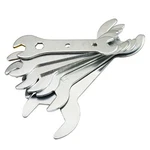 Singzhu 6 Pcs Ultra Thin Galvanizing Double Headed Wrench Set - Silver. Fixed Price $17.06.