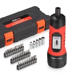 Rimkolo Torque Screwdriver Wrench Set (10-65 Full Size, Black, Tangerine. Fixed Price $54.48.