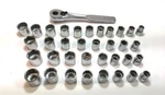 Craftsman 3/8 Socket Set Usa - Vs 44811 Ratchet 6 Pt & 12 Sae Metric G C2. Fixed Price $45.95.