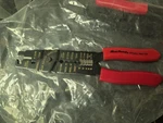 Blue Point Tools PWC-12A Wire Stripper Cutter Crimper Red Handle 9.5". Fixed Price $28.00.