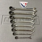 Sears Craftsman 8PC Reversible Ratcheting Wrench Set 42405 Usa 8-18MM Excellent. Fixed Price $169.99.