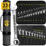 Ratcheting - Slim Profile Wrench, 33PCS Metric Standard. Fixed Price $225.34.