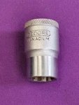 Vintage Gedore Vanadium 1/2" Drive 19/32AF, 12 Point Socket Germany. Fixed Price $9.41.