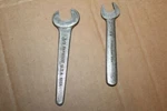 Vintage Fairmont Open End Machine Wrenches Cast Iron 1/2" R784 & 5/8" 603A. Fixed Price $12.00.