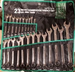 New Steel Vision Part No. 62108 23 Pcs Metric Combination Wrench Set 8MM-32MM. Fixed Price $123.57.