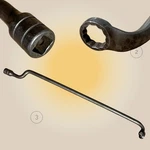 Snap-on 3/8" Drive 9/16" Offset 17 Long Extension Box End Wrench F66284 12PT. Fixed Price $39.99.