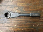 Wright 1844 Straight Hammer Wrench Usa Striking Knocker 1-3/8". Fixed Price $34.95.