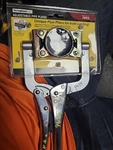 Strong Hand Tools 11" Pipe Clamp/welding Plier With Adjustable Pads PG114V. Fixed Price $43.00.