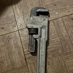 Pre Owned Kobalt 14" Aluminum Pipe Wrench. Fixed Price $40.00.