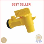 Vestil Jdft Plastic Manual Handle Jumbo Drum Faucet, Fits 2" Openings Yello. Fixed Price $21.34.