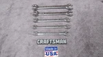 Vintage Sears Craftsman Usa 5PC Metric Flare Nut Line Wrench Set 9MM-21MM -v-. Fixed Price $69.95.