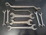 Vintage 1940'S-1960'S Vlchek Wrench Set Pieces Open End & Box -usa. Fixed Price $35.95.