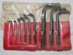 Vintage Piece Proto Hex Key Metric 1976A Pouch. Fixed Price $30.00.