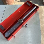 Snap On Torqometer 24" Torque Wrench TQ-250-METAL Case + 67C Ratcheting Adapter. Fixed Price $75.00.
