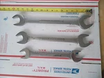 Craftsman Sae Open End Jumbo Wrench Set 44586, 44587, 44588, Forged Usa. Fixed Price $69.95.