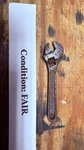 Vintage Peck Stow & Wilcox Co. Pexto 4" Angle Mini Adjustable Wrench Made Usa. Fixed Price $50.00.