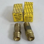 Lot Of Western Enterprises CV-32-R & CV-33-L Gas Regulator Check Valve 1/4". Fixed Price $13.39.
