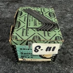 5X Vtg Nos Bristol Spline Socket Keys 6 Flue S-.111 Short Box. Fixed Price $5.99.
