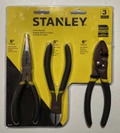 Stanley 3 Pack Pliers Slip Joint Diagonal Long Nose Cutting Hand Tool Kit 6 Inch. Fixed Price $17.99.
