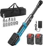 Seesii Extended Cordless Electric Ratchet Wrench Brushless 3/8". Fixed Price $69.00.