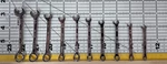 Armstrong 10 Piece Midget Combination Wrench Set, 25-600, Good, Used Condition. Fixed Price $70.00.