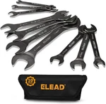 Elead Super-thin Open End Wrench Set 10-PIECE Metric 5.5-27MM, Black. Fixed Price $28.41.