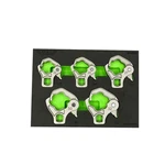 Vim 5 Pc. 1/2'' Dr. Large Ratcheting Flare Nut Wrench Set 1/2", Green. Fixed Price $269.99.