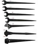 (QTY-7) 12" Adjustable Spud Wr & Dual Ratchet 4PC Iron Worker 13" Bull Pin. Fixed Price $194.00.