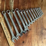 Vintage 14 Pc Craftsman Combination Wrench Set 12 Point D-ac 1-1/8" To 1/4". Fixed Price $154.49.
