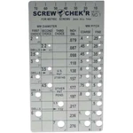 Metric Screw Thread Checker M2 To M7MM Stainless Steel Gauge. Fixed Price $19.08.