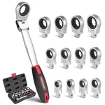 Cotouxker Flex Head Ratcheting Wrench Set 8-19MM With Inte.... Fixed Price $49.16.