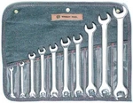 Wright Tool 739 Open End Wrench 10 Piece Set Full Polish 1/4INCH 1-1/8INCH. Fixed Price $358.21.