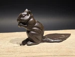Antique Vintage Style Cast Iron Squirrel Door Stop Wedge. Fixed Price $22.50.