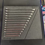 Snap-on 13 Pc 12-POINT Metric Flank Drive Plus Combination Wrench Set Foam. Fixed Price $479.99.