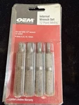 4 Piece, Oem Point Internal Wrench Set. 6, 8, 10, 12,MM Used Good. Fixed Price $16.00.